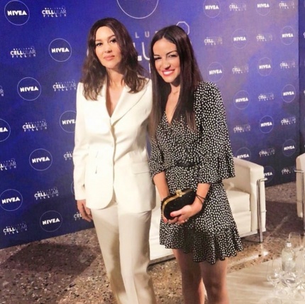 Η Σοφία Τουντούρη μαζί με την Monica Belucci