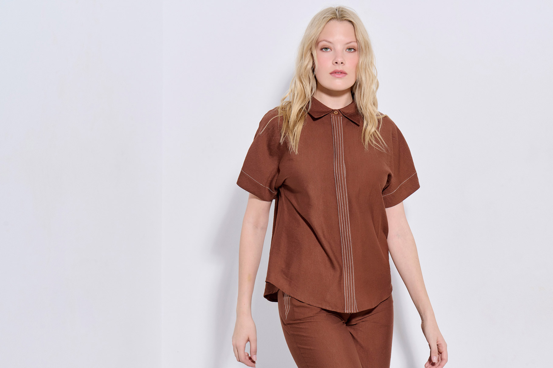 ΠΟΥΚΑΜΙΣΟ 3126830 BROWN