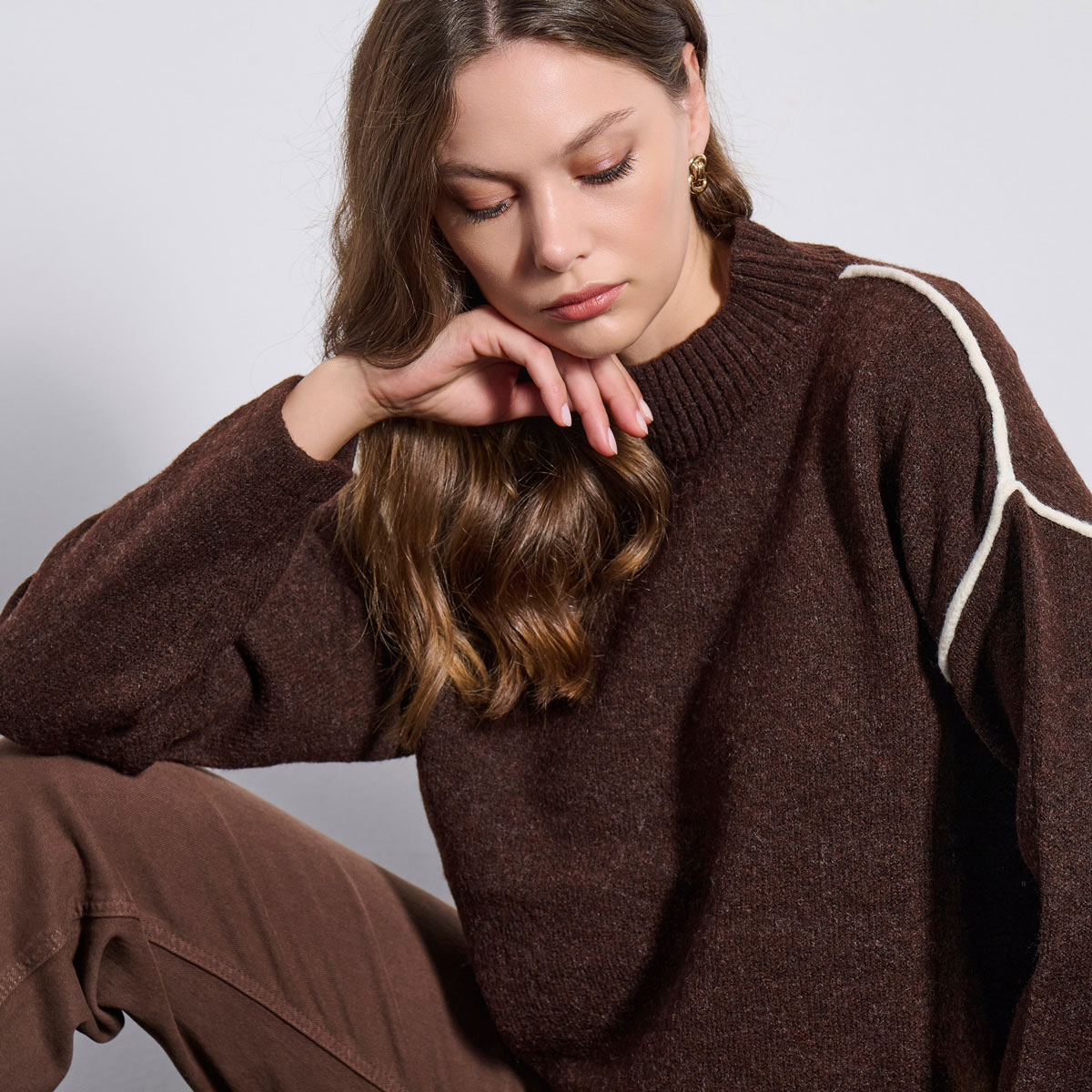 ΠΟΥΛΟΒΕΡ 2225030 BROWN