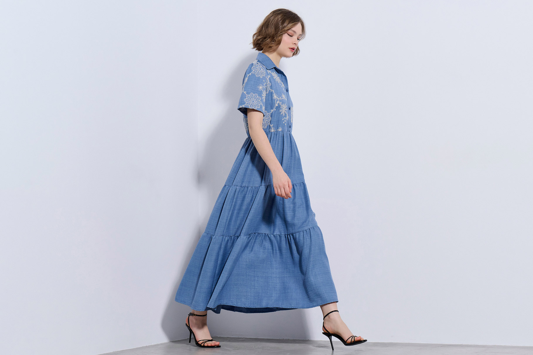 MAXI DRESS 3126943 INDIGO BLUE