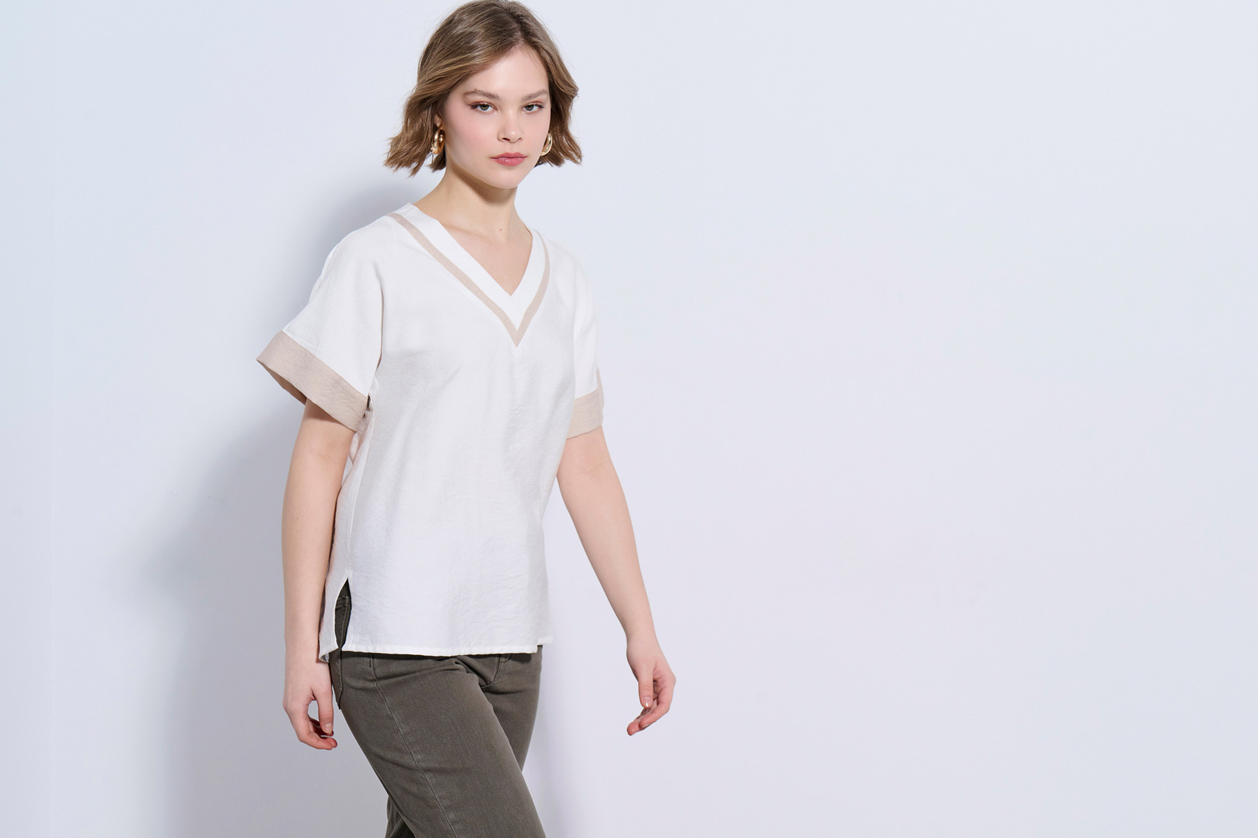 BLOUSE 3126159 OFF WHITE