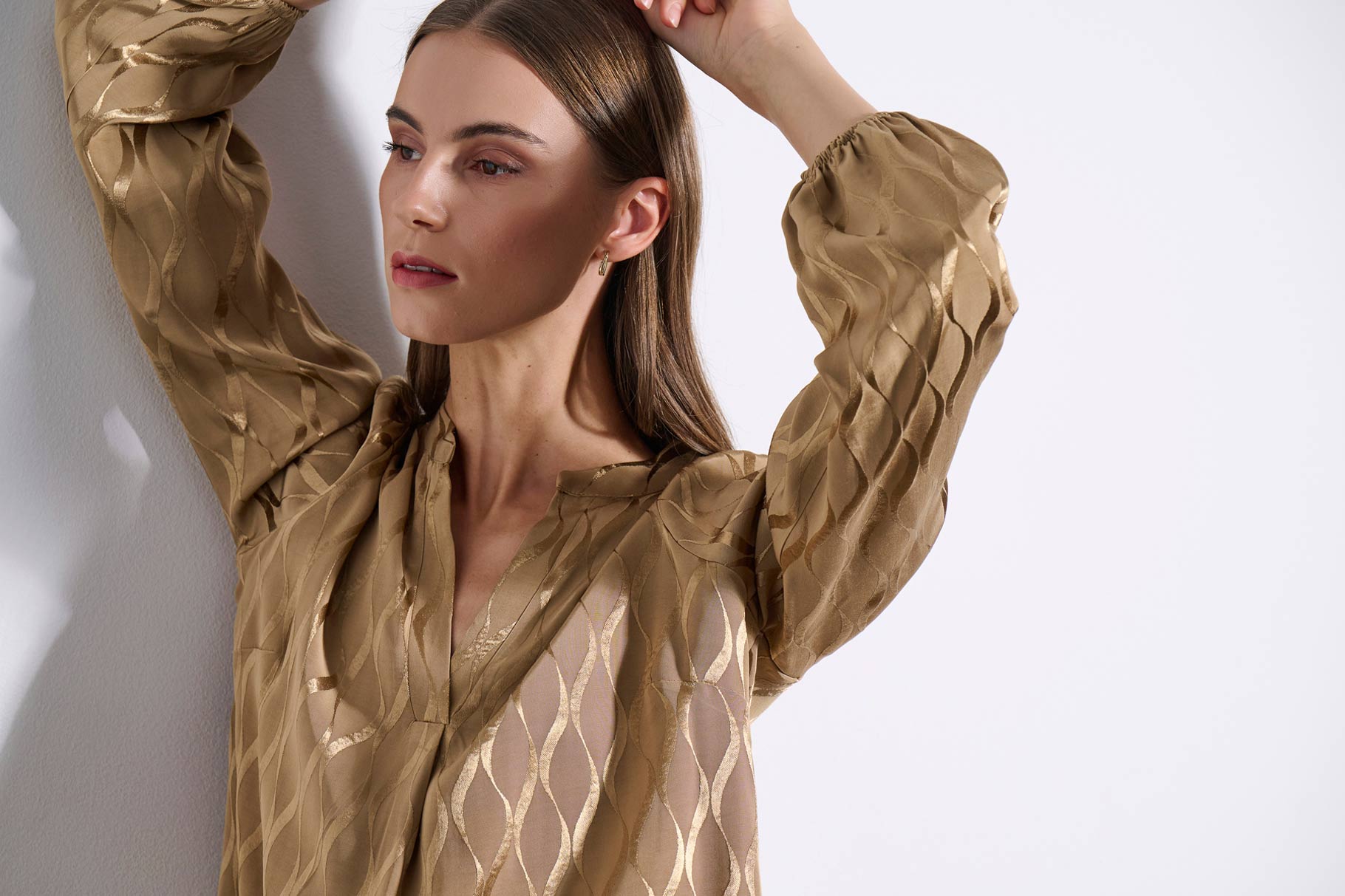 BLOUSE 3225104 CAMEL