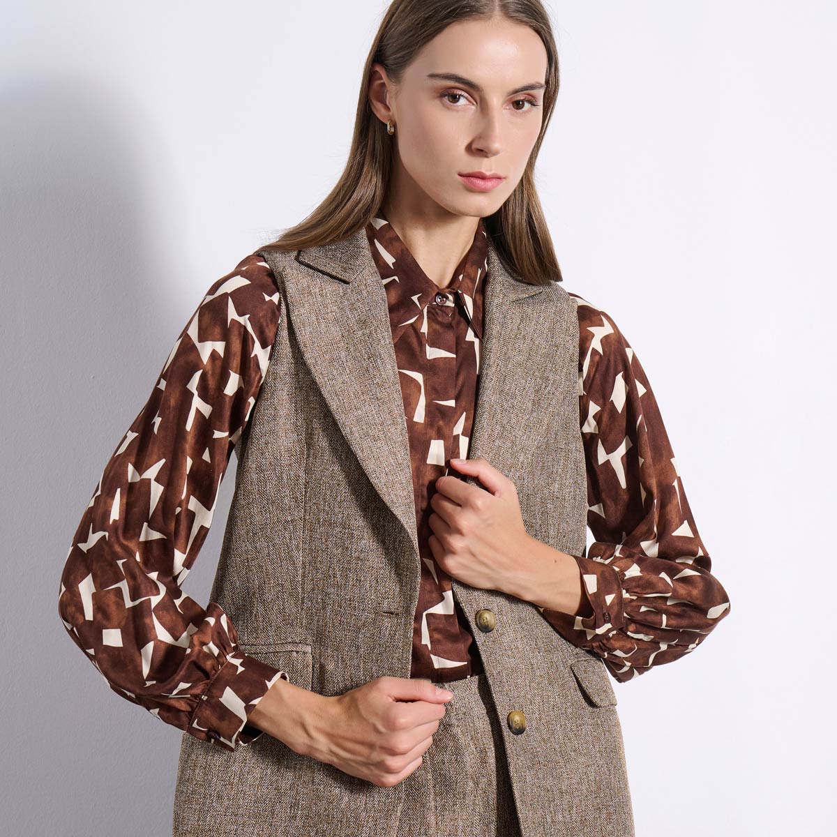 VEST 3225540 BEIGE