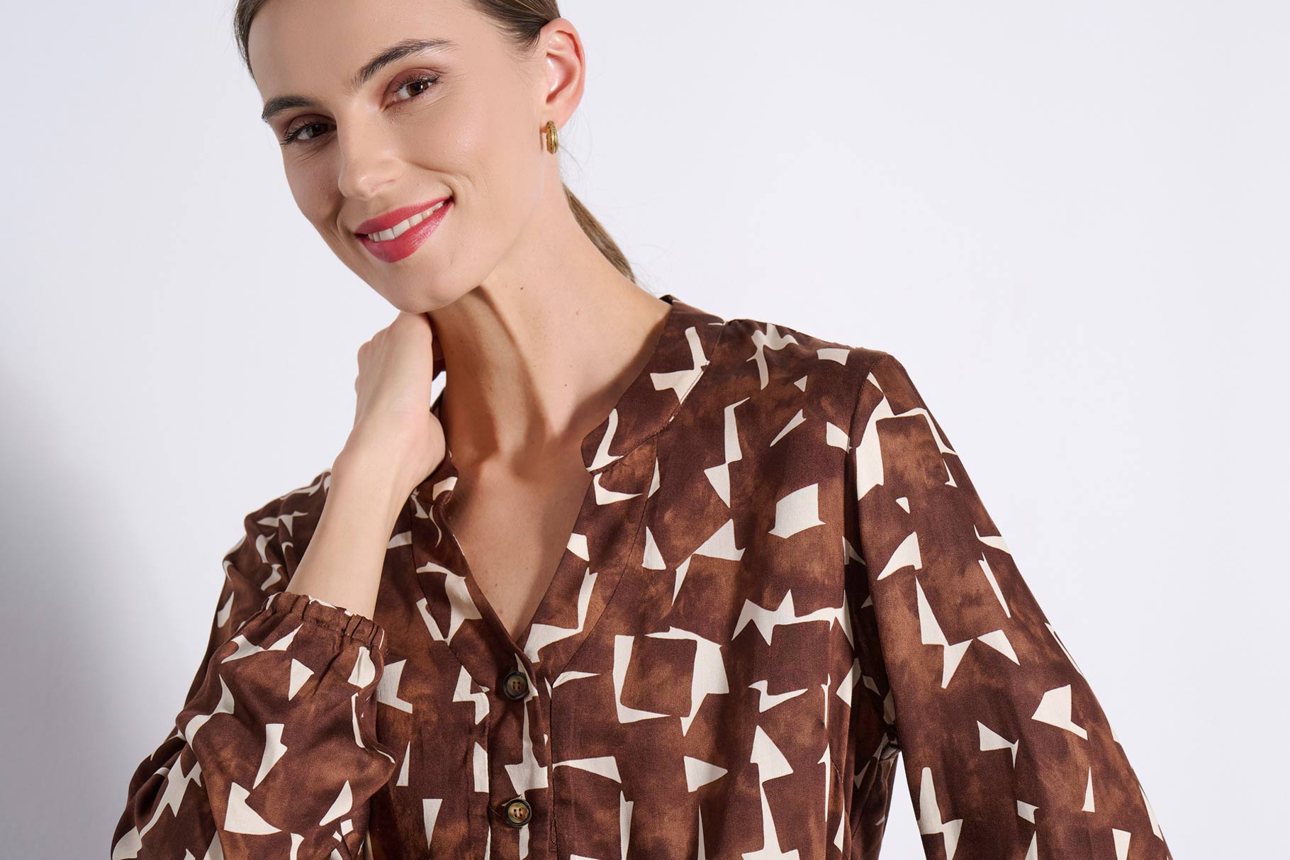 ΜΠΛΟΥΖΑ 3225113 CHOCOLATE