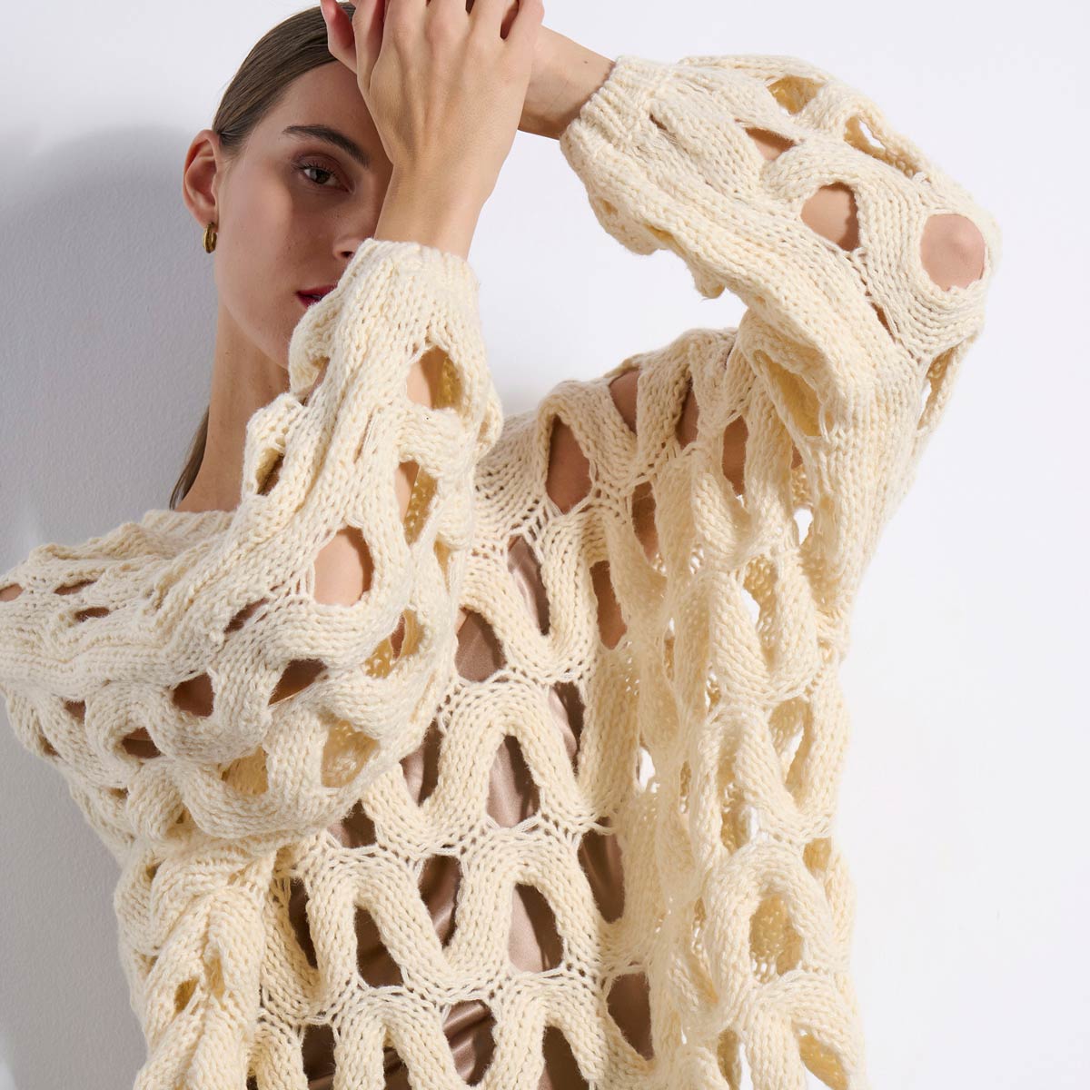 ΠΟΥΛΟΒΕΡ 2225020 OFF WHITE