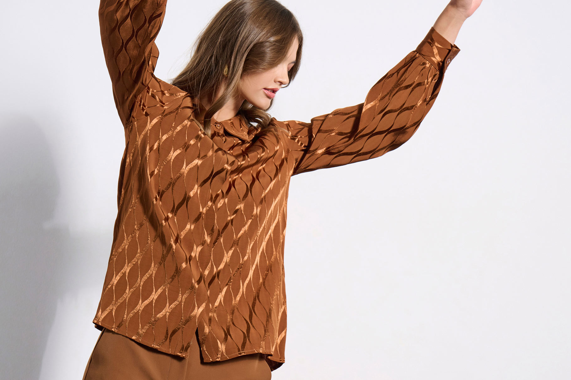 SHIRT 3225806 CINNAMON