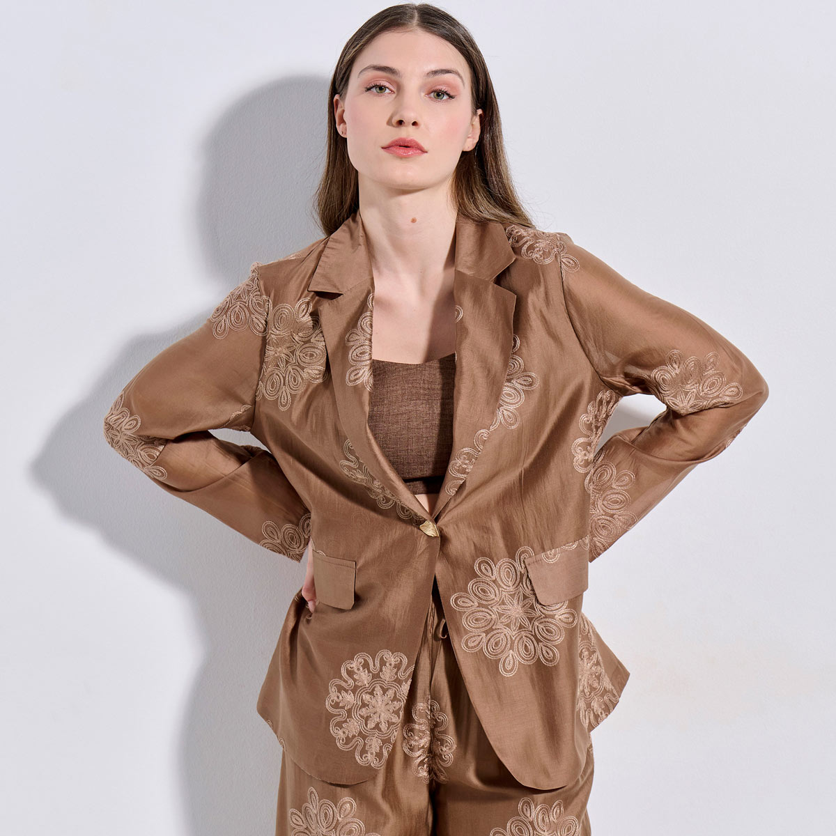 ΣΕΤ ΠΑΝΤΕΛΟΝΑ ΜΕ ΣΑΚΑΚΙ 2126203 BROWN