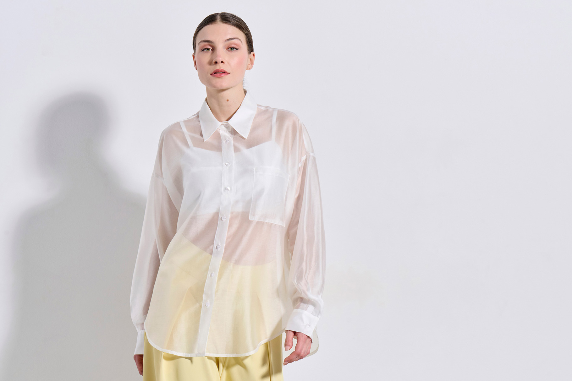 ΠΟΥΚΑΜΙΣΟ 3126803 OFF WHITE