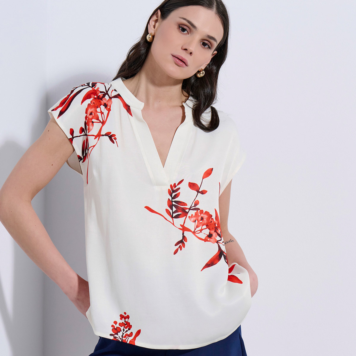 BLOUSE 3126116 OFF WHITE