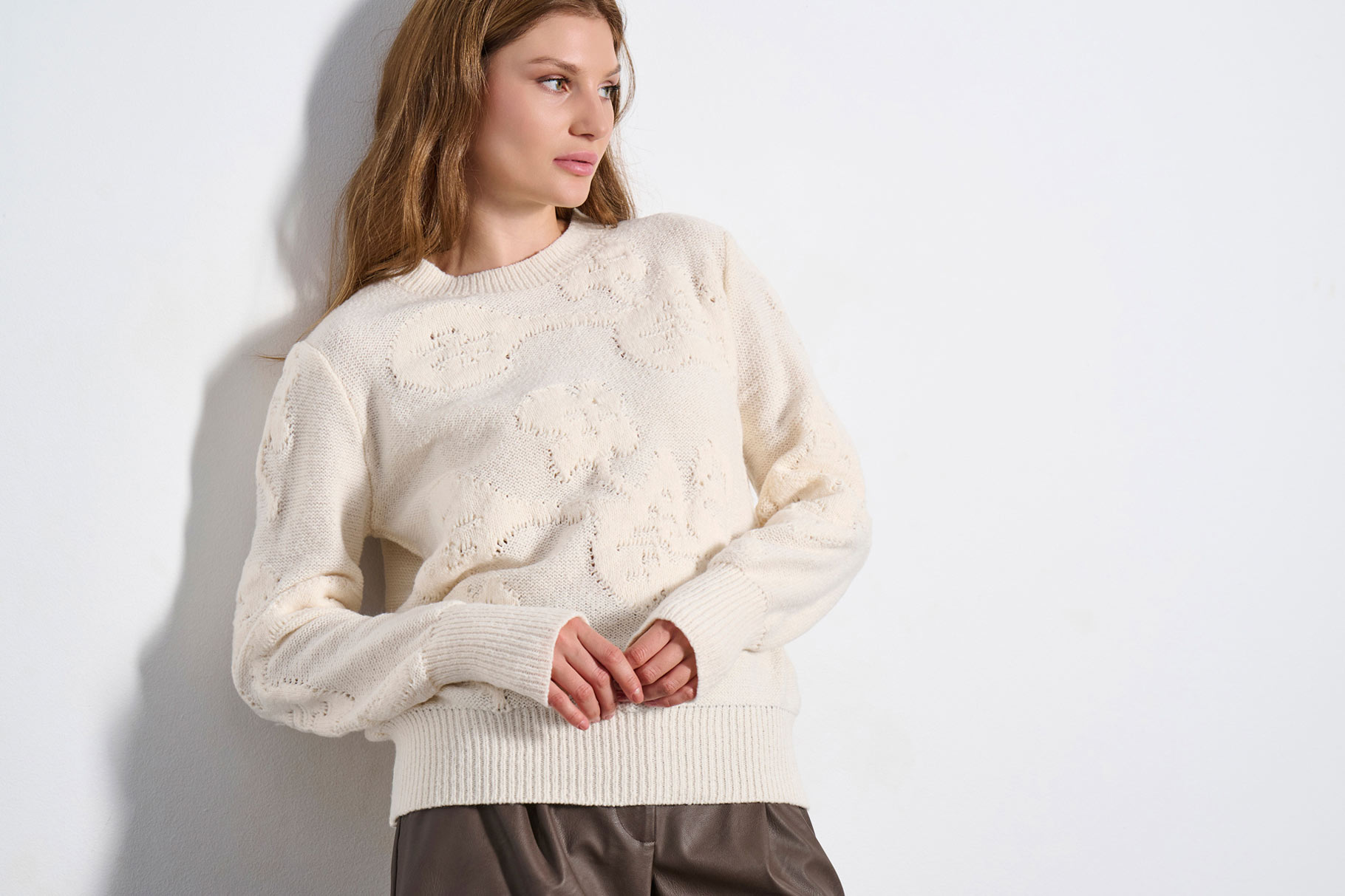 ΠΟΥΛΟΒΕΡ 2225027 OFF WHITE