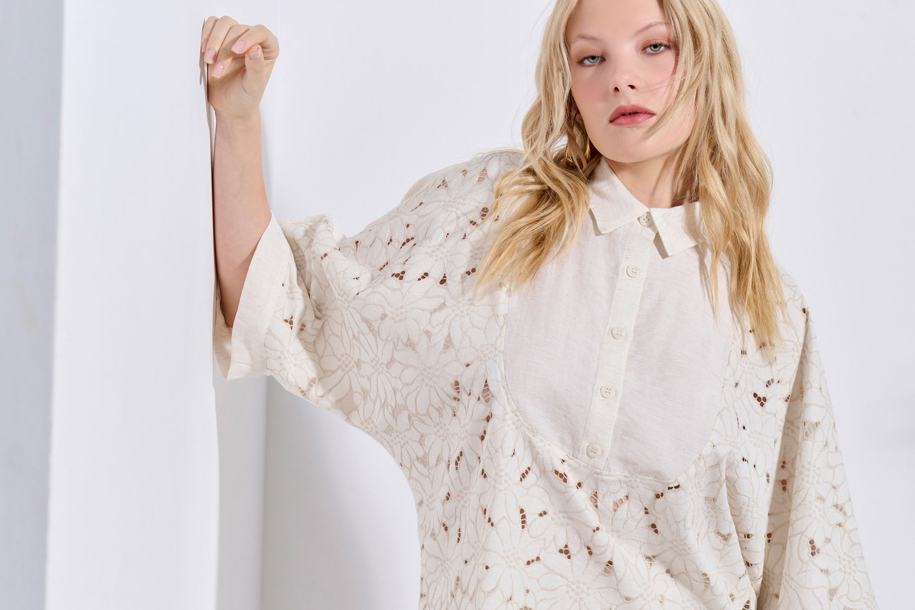 ΜΠΛΟΥΖΑ 3126118 OFF WHITE