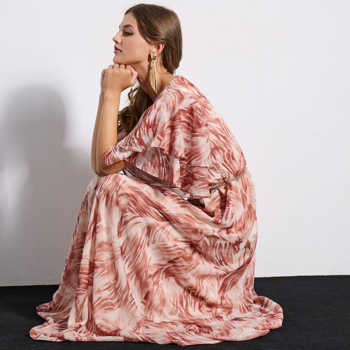 MAXI DRESS 3225949 BEIGE
