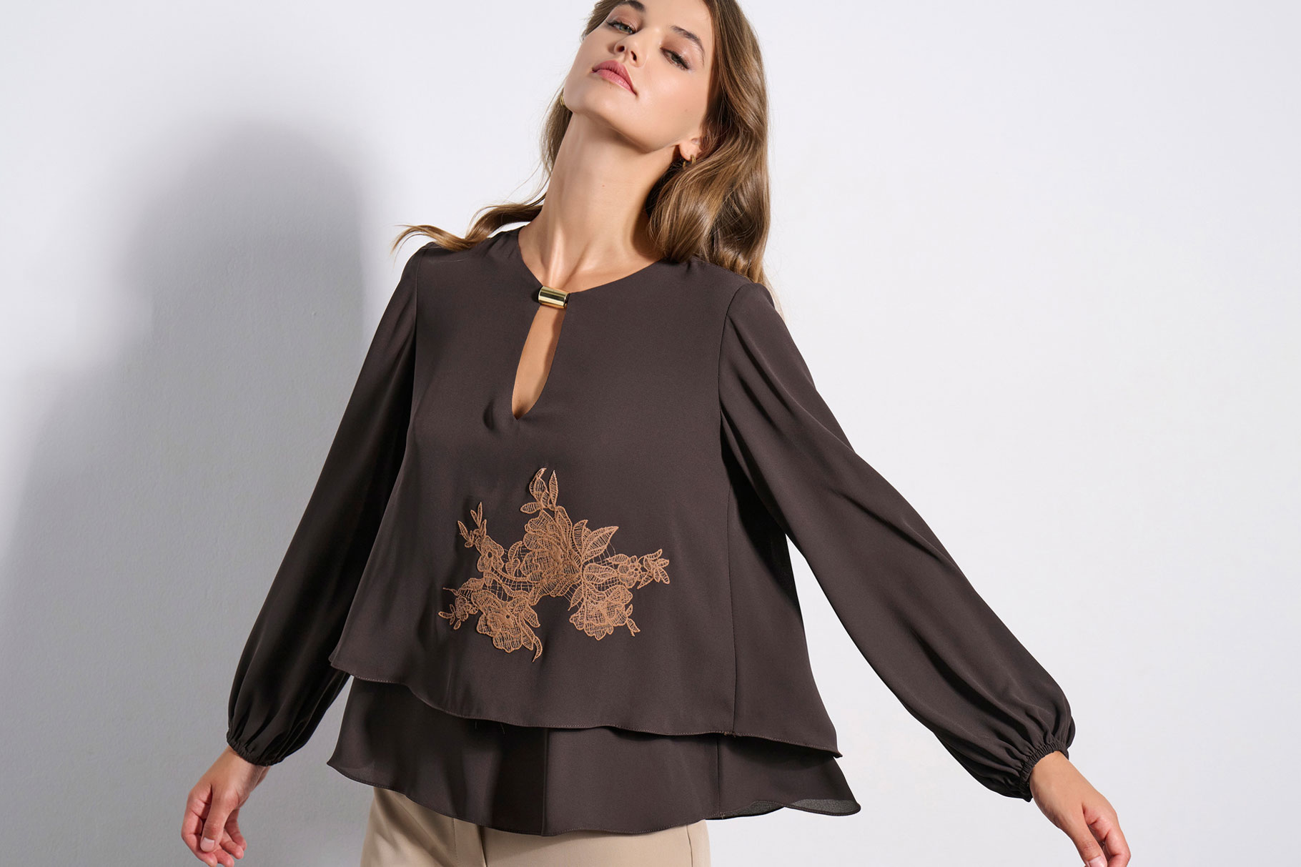 ΜΠΛΟΥΖΑ 3225133 BROWN