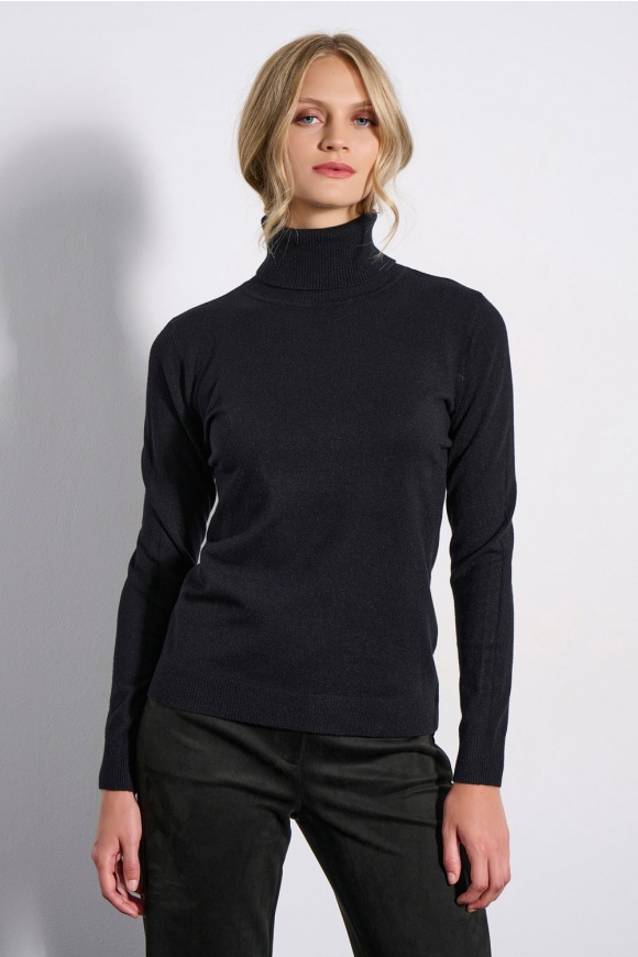 TURTLE NECK 4225001 BLACK