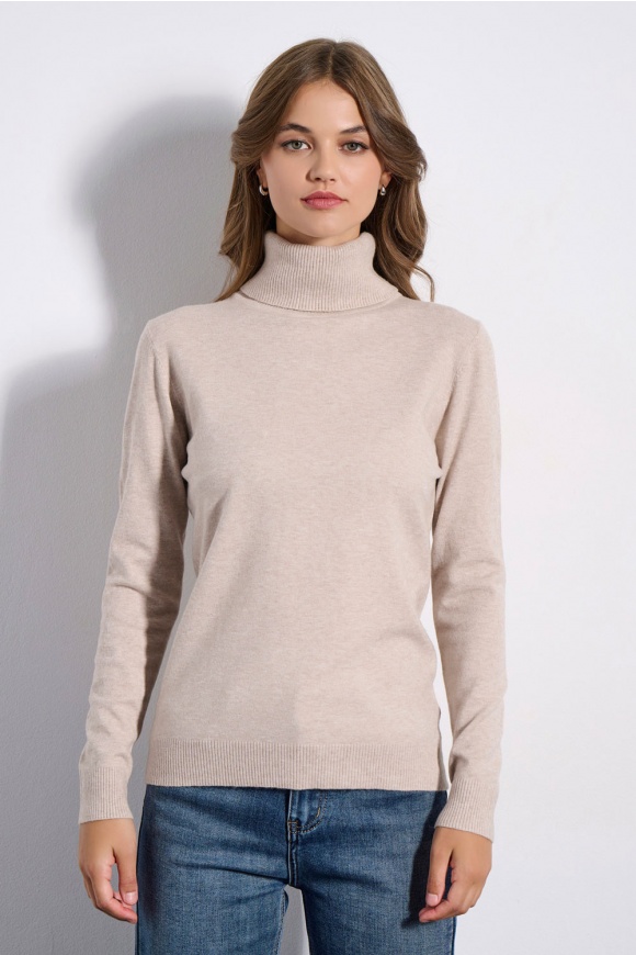TURTLE NECK 4225001 BEIGE