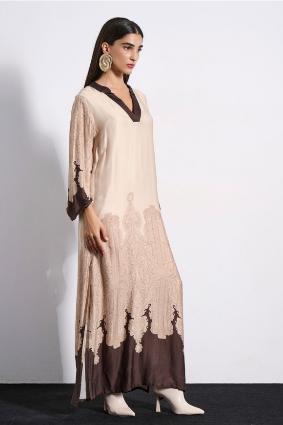 MAXI DRESS 3225942 VANILLA