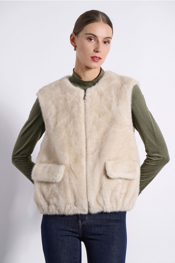 FAUX FUR 2225503 BEIGE