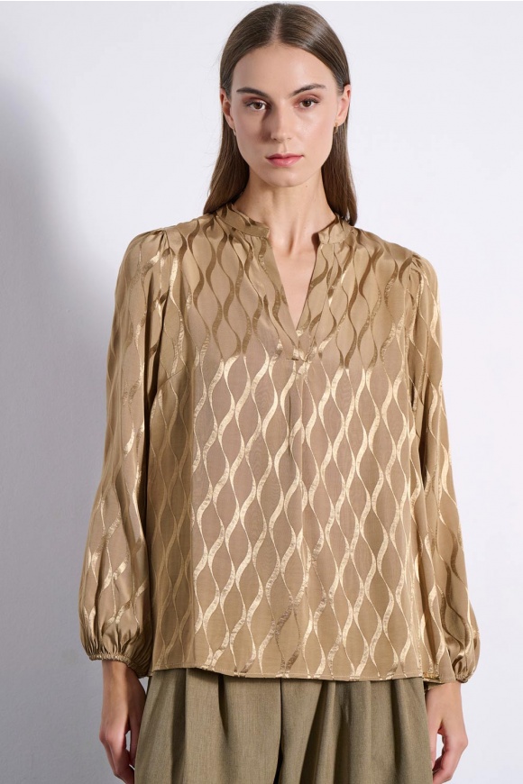 BLOUSE 3225104 CAMEL