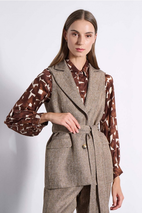 VEST 3225540 BEIGE