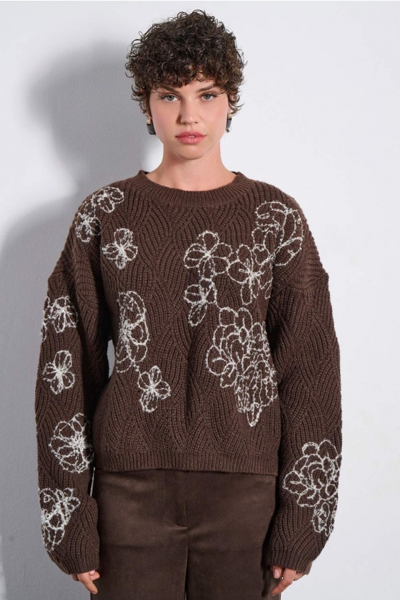 ΠΟΥΛΟΒΕΡ 2225012 BROWN