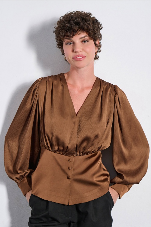 ΜΠΛΟΥΖΑ 2225104 CHOCOLATE