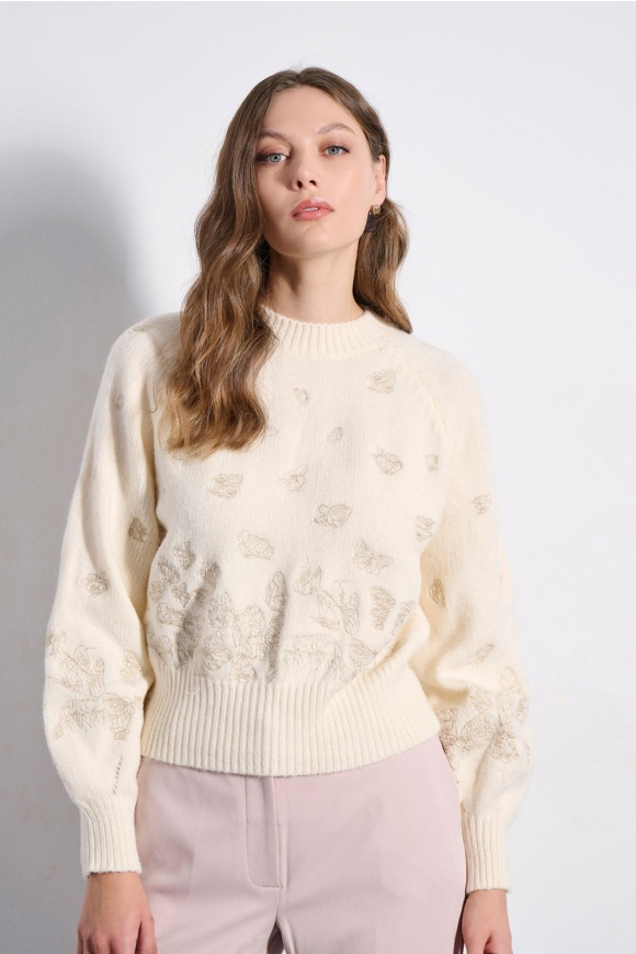 ΠΟΥΛΟΒΕΡ 2225036 OFF WHITE