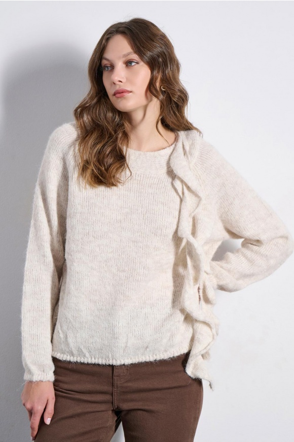 ΠΟΥΛΟΒΕΡ 2225038 OFF WHITE