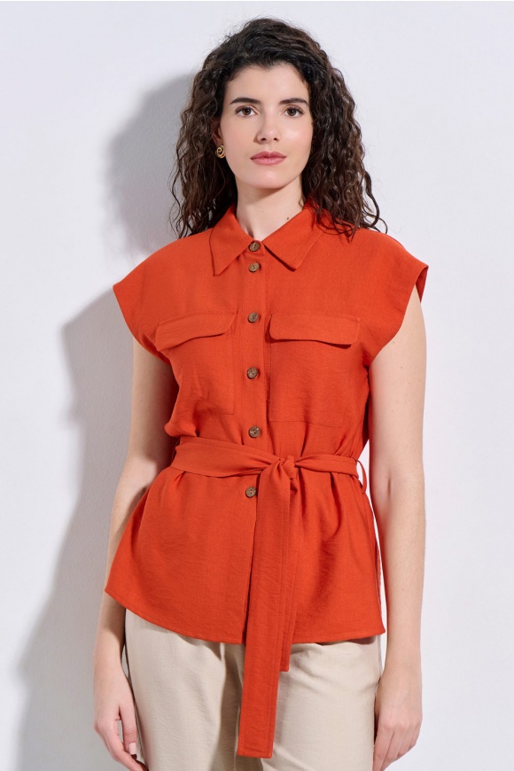 ΠΟΥΚΑΜΙΣΟ 3126835 BURNED ORANGE