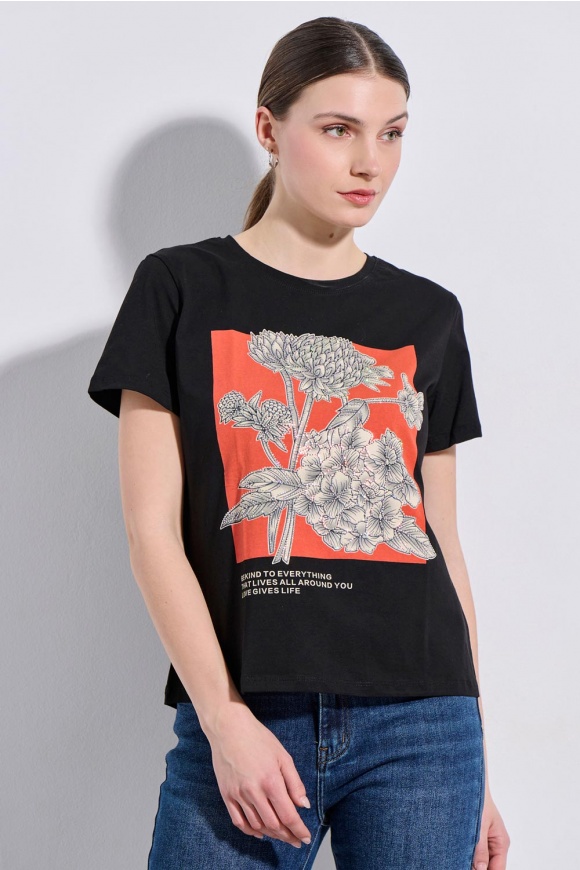 BLOUSE 2126110 BLACK