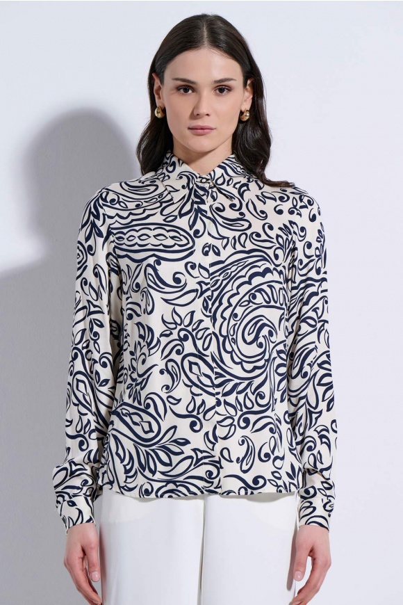 ΠΟΥΚΑΜΙΣΟ 3126801 OFF WHITE