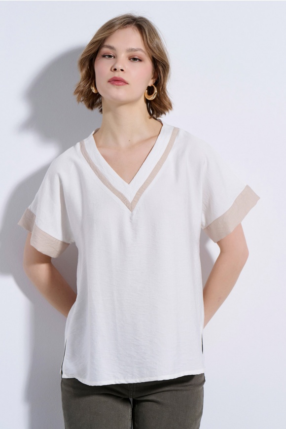 BLOUSE 3126159 OFF WHITE