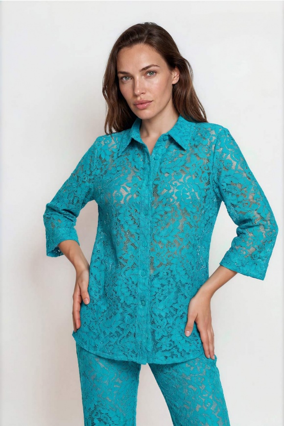 ΠΟΥΚΑΜΙΣΟ 3123813 TURQUOISE